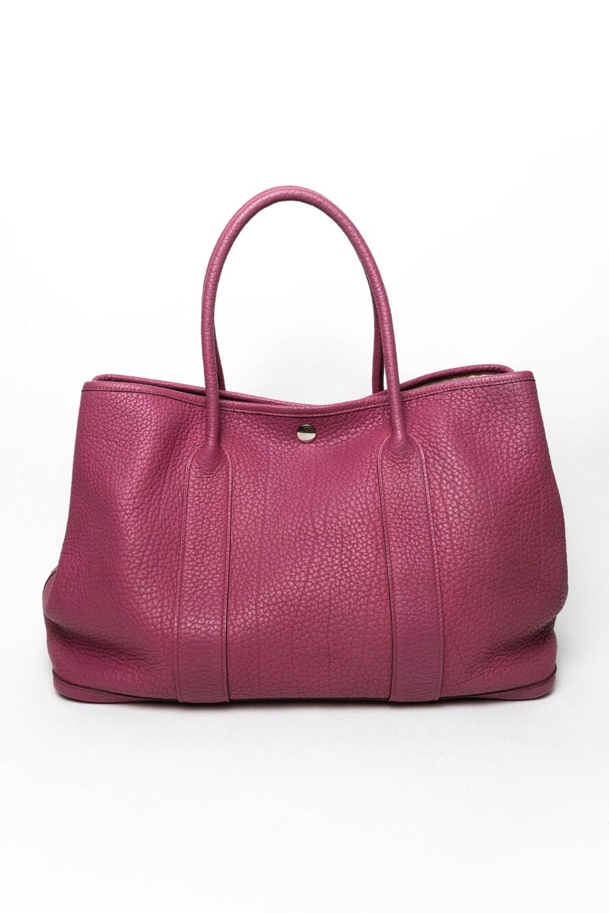 Hermes Fjord Garden Party Tote 36 MM Tosca